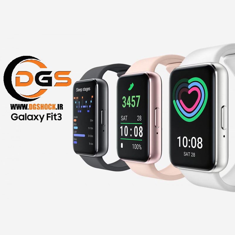 ساعت هوشمند سامسونگ رنگ گرافیت مدل Galaxy Fit3 SM-R390